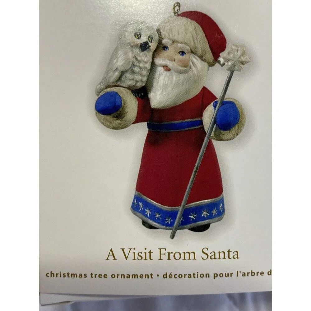 2011 Hallmark Keepsake Ornament 3rd in A Visit From Santa Series Owl